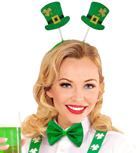 Widmann SRL St. Patricksday verkleedset - diadeem met strikje