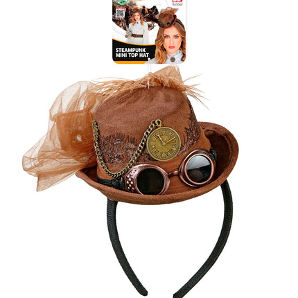 Widmann SRL Steampunk hoedje op haarband