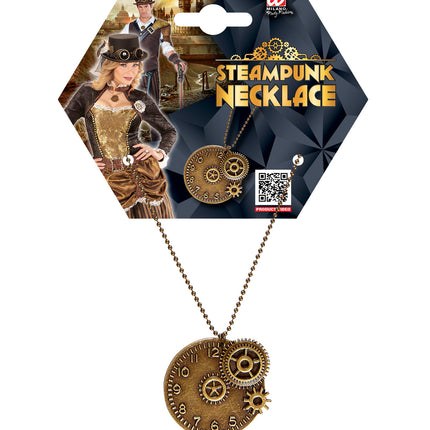 Widmann SRL Steampunk ketting bruin