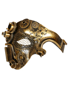 Widmann SRL Steampunk masker bruin goud