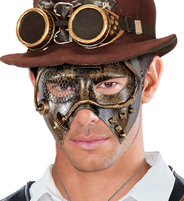 Widmann SRL Steampunk masker koper
