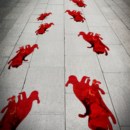 Widmann SRL Sticker bloederige voeten