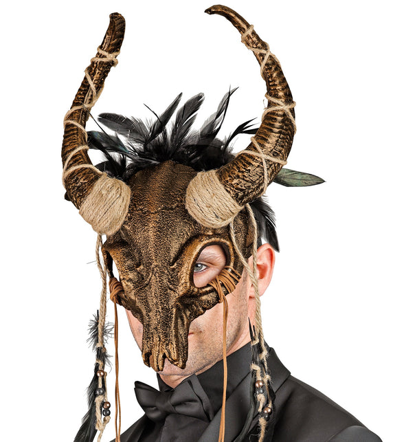 Widmann SRL Stierschedel masker Sjamaan