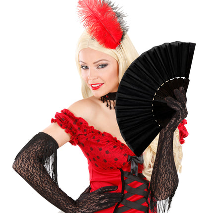 Widmann SRL Stoffen Waaier, Zwart