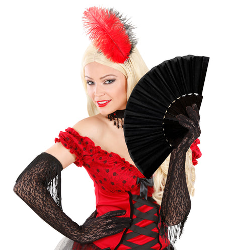 Widmann SRL Stoffen Waaier, Zwart