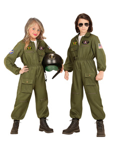 Widmann SRL Straaljager piloot pak kind