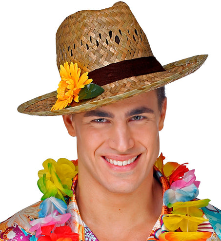 Widmann SRL Strohoed met Gerbera