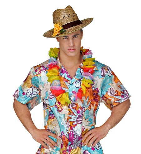 Widmann SRL Strohoed met Gerbera