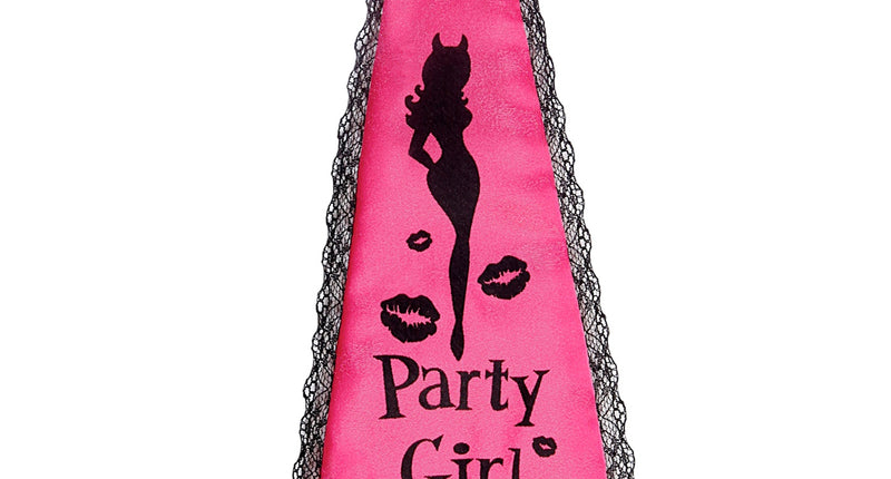 Widmann SRL Stropdas Party girl vrijgezellenfeest