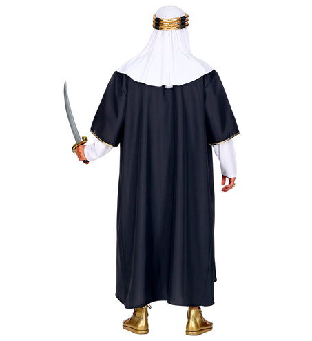 Widmann SRL Sultan kostuum zwart met wit