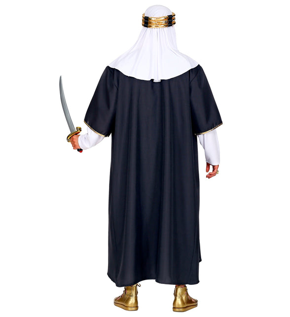 Widmann SRL Sultan kostuum zwart met wit