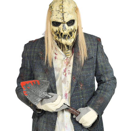 Widmann SRL Super eng vogelverschrikker masker met haar