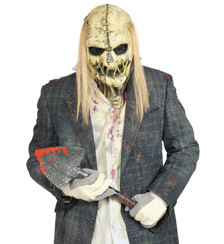 Widmann SRL Super eng vogelverschrikker masker met haar