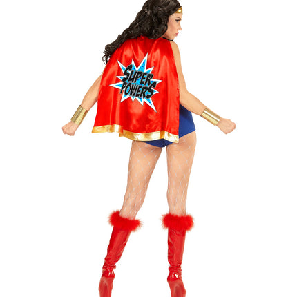 Widmann SRL Super Power Meisjes jurk met cape