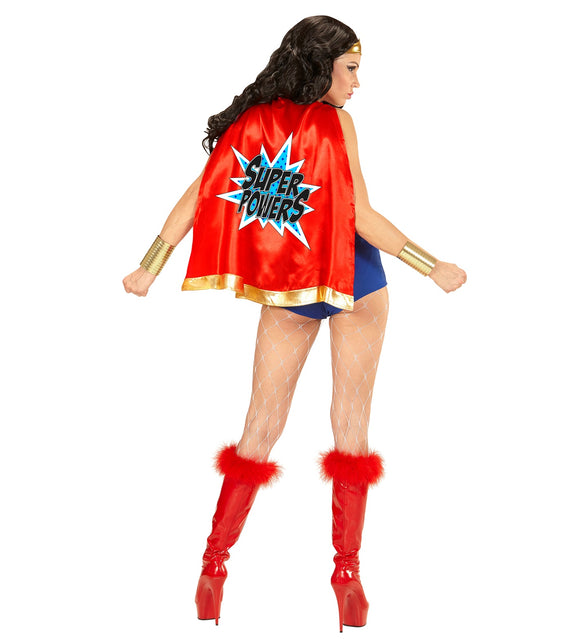 Widmann SRL Super Power Meisjes jurk met cape