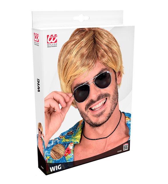 Widmann SRL Surfer pruik blond tropical danny