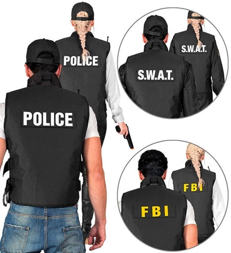 Widmann SRL Swat vest fbi/politie kostuum Siem heren