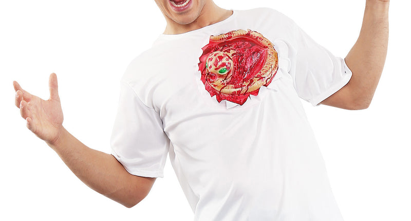 Widmann SRL T-shirt met open wond Alien