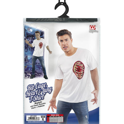 Widmann SRL T- shirt met open wond ribbenkast