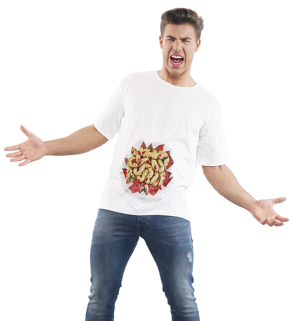 Widmann SRL T-shirt met print blootliggende ingewanden