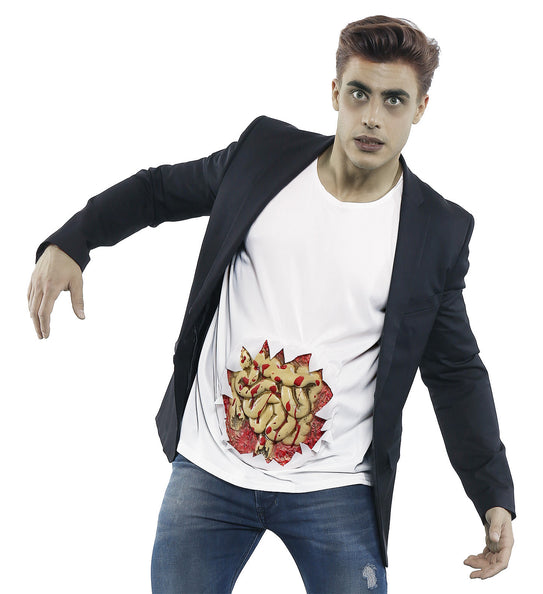 Widmann SRL T-shirt met print blootliggende ingewanden