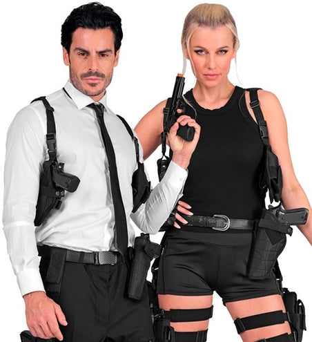 Widmann SRL Tactisch holster zwart kostuum Stijn