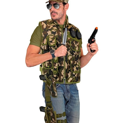 Widmann SRL Tactisch rechter been holster camouflage Joep