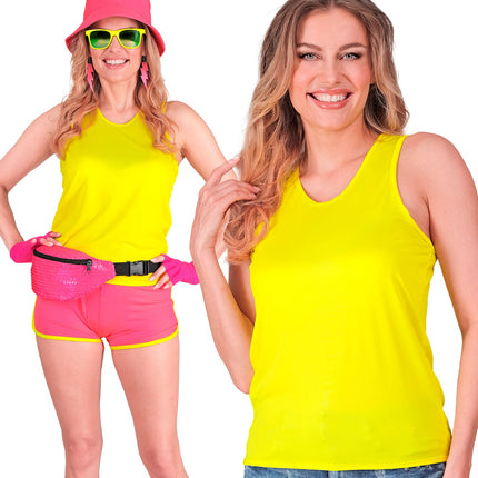 Widmann SRL Tanktop neon geel