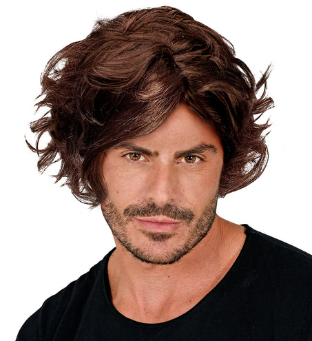 Widmann SRL Tarzan jungle pruik heren zwart