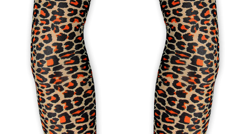 Widmann SRL Tattoo mouwen sleeve luipaard print