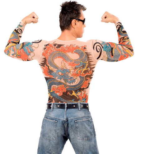 Widmann SRL Tattoo shirt tijger en draak