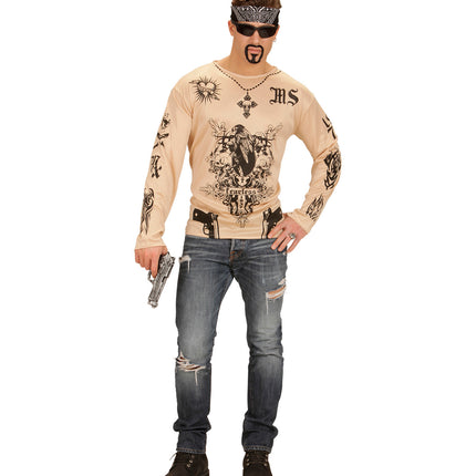 Widmann SRL Tattoo shirt voor party's