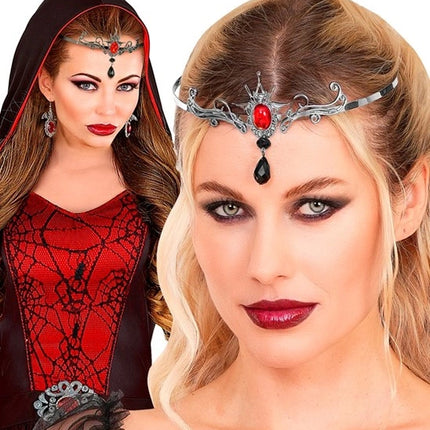 Widmann SRL Tiara gotisch vampier haarband Niek