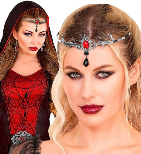 Widmann SRL Tiara gotisch vampier haarband Niek