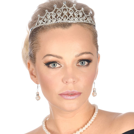 Widmann SRL Tiara koningin met strass