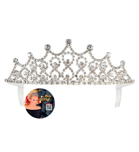 Widmann SRL Tiara koningin met strass