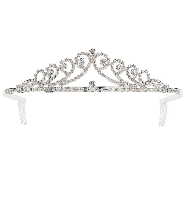 Widmann SRL Tiara met strass steentjes