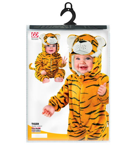 Widmann SRL Tijger kostuum pluche fluweel tiger