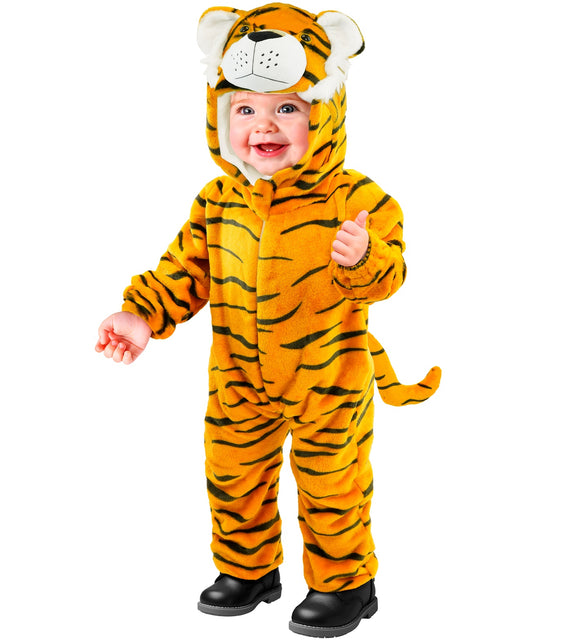 Widmann SRL Tijger kostuum pluche fluweel tiger
