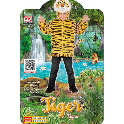 Widmann SRL Tijger kostuumpje voor kinderen