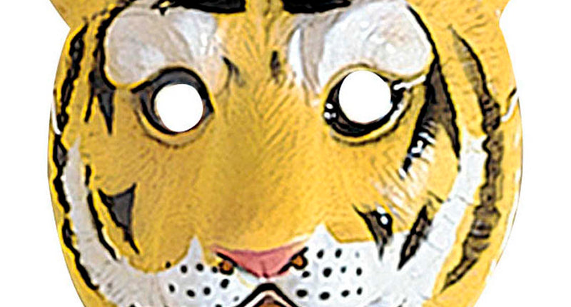 Widmann SRL Tijger masker kind plastic