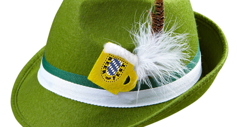 Widmann SRL Tiroler hoed groen met veer