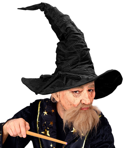 Widmann SRL Tovenaars hoed zwart in suedelook