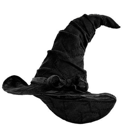 Widmann SRL Tovenaars hoed zwart in suedelook