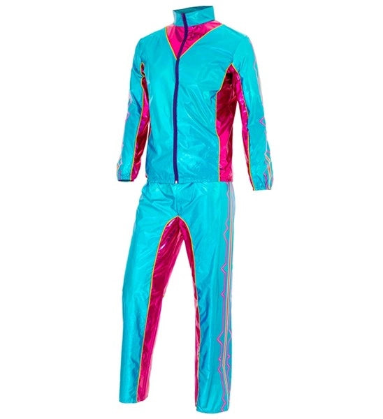 Widmann SRL Trainingspak elektronische dansmuziek blauw metallic