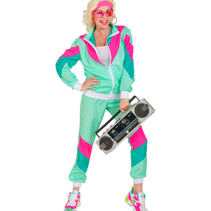 Widmann SRL Trainingspak jaren 80 groen