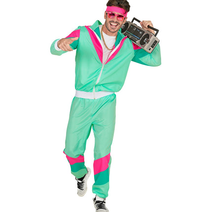 Widmann SRL Trainingspak jaren 80 groen