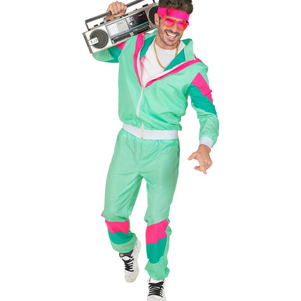 Widmann SRL Trainingspak jaren 80 groen