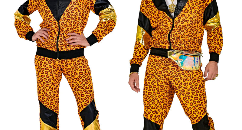 Widmann SRL Trainingspak luipaard jaren 80