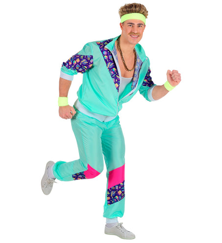 Widmann SRL Trainingspak  met print mint groen